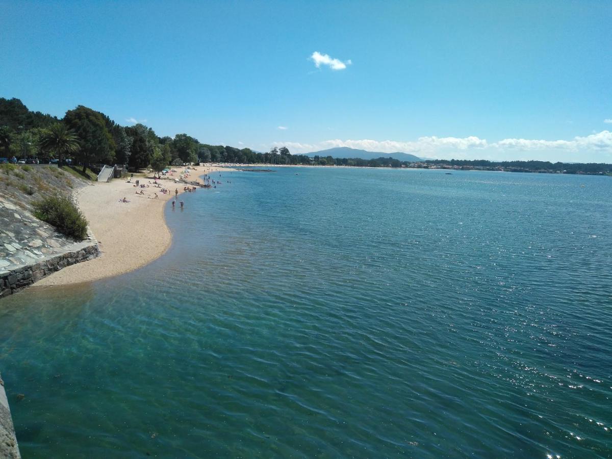 Impresionantes Vistas Al Mar Cerca De Santiago Lägenhet Boiro Exteriör bild